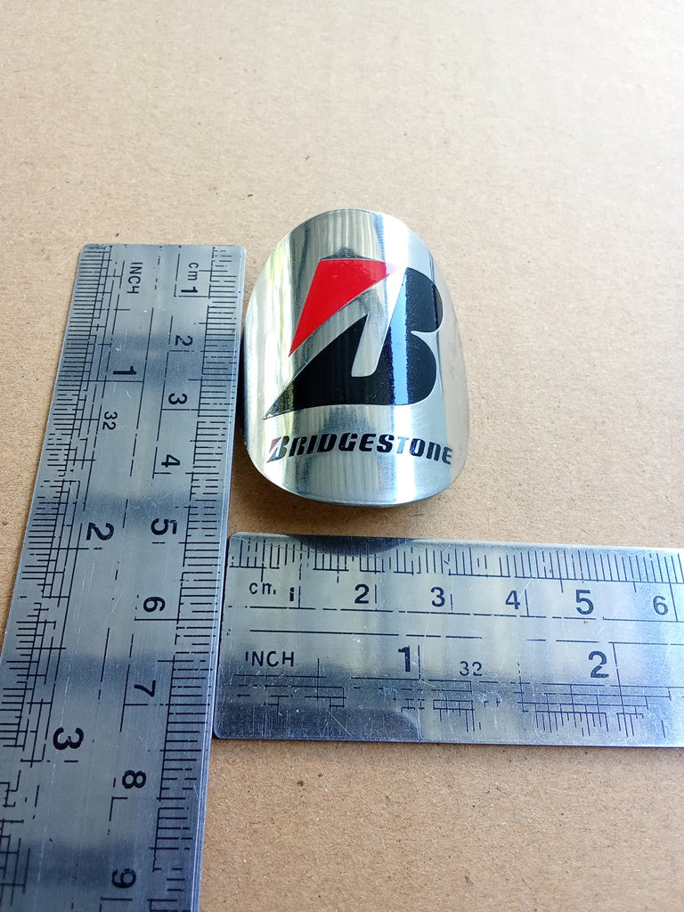 BRIDGESTONE head tube badge emblem for bicycles restoration NOS (Free shipping) vintage_bike_store