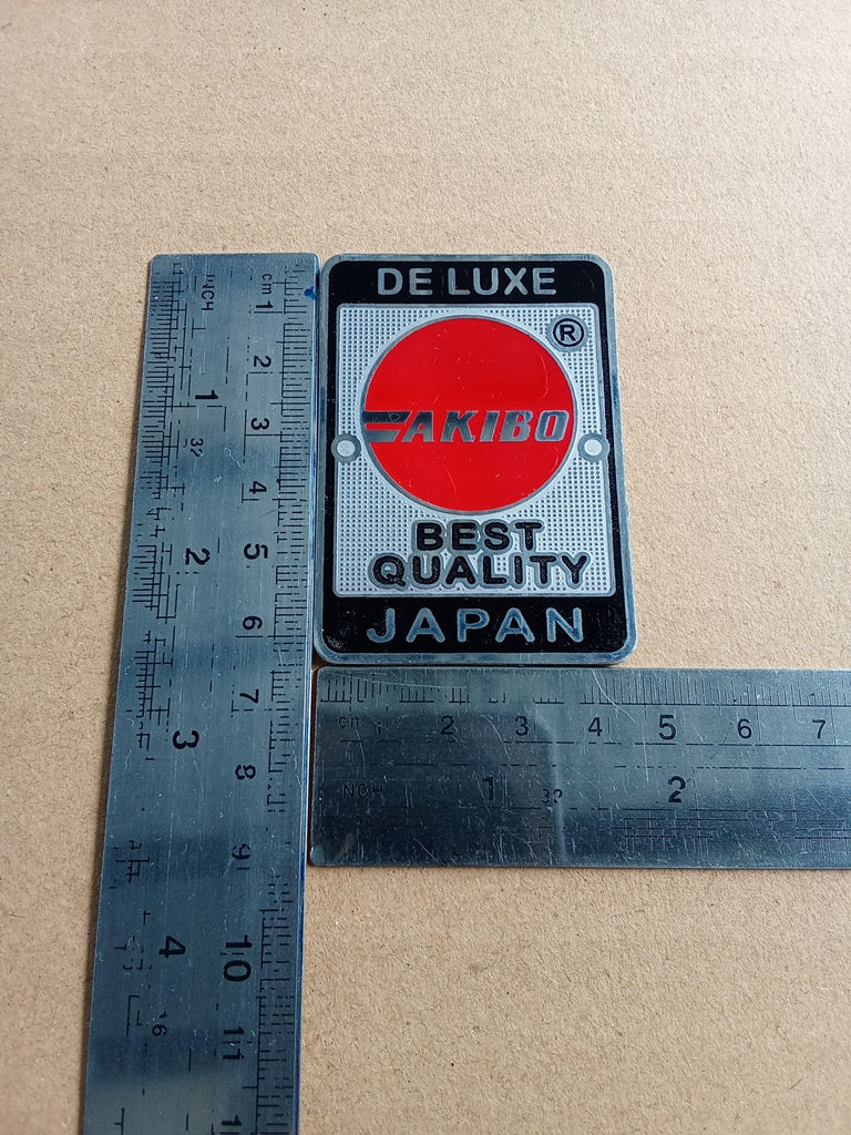AKIBO De Luxe Head Badge Emblem For Restoration Bicycle vintage_bike_store