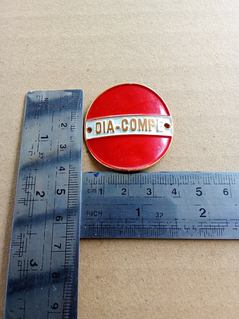 DIA COMPE Head Badge Emblem Vintage Bicycle Logo NOS (Free shipping) vintage_bike_store