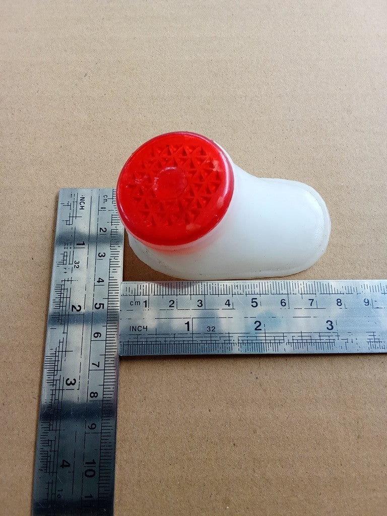 REFLECTOR PLASTIC Red White For Vintage Bicycle (Free shipping) vintage_bike_store