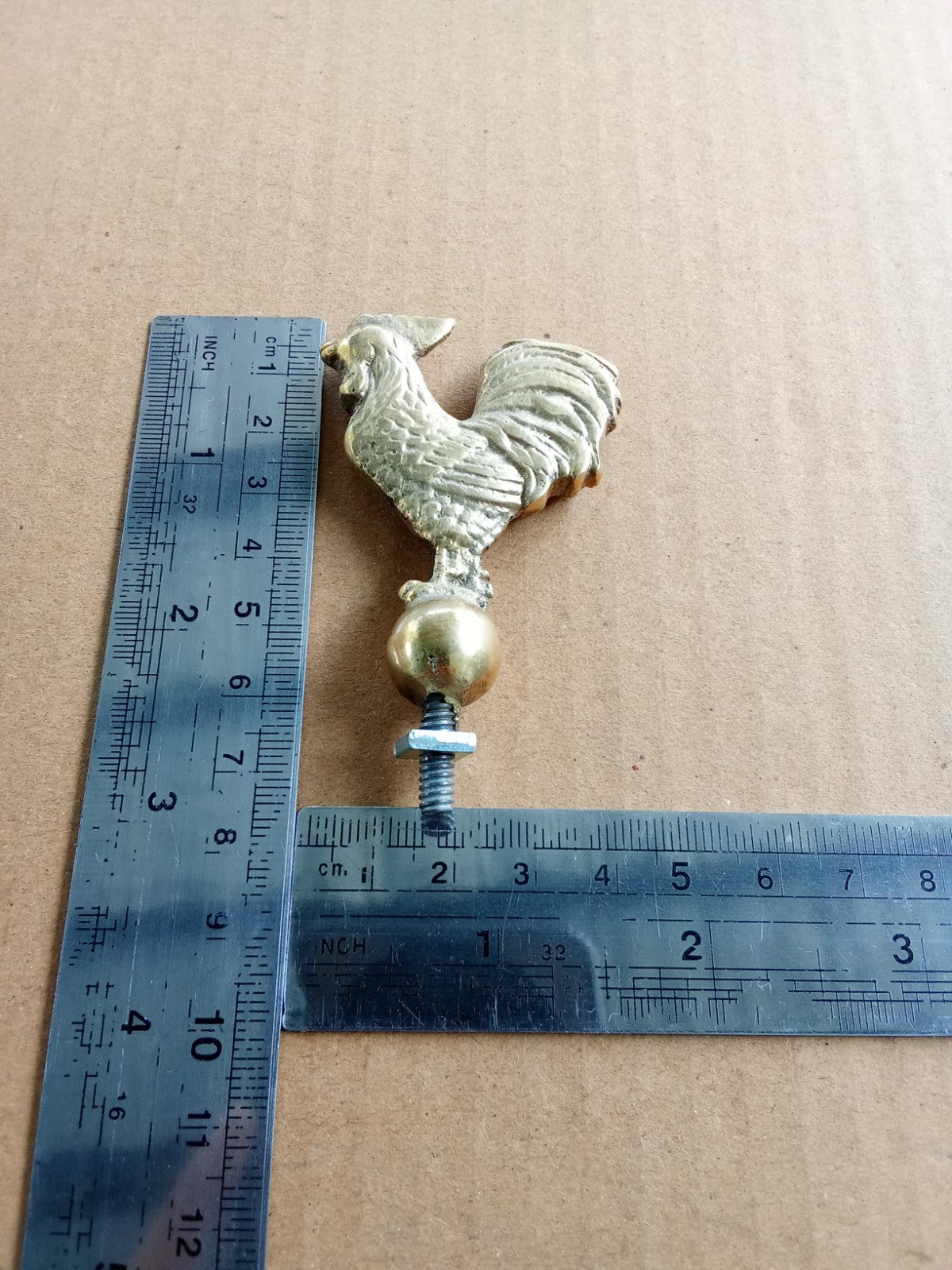 ROOSTER Bicycle Motorcycle Front Mudguard Emblem Badge vintage_bike_store