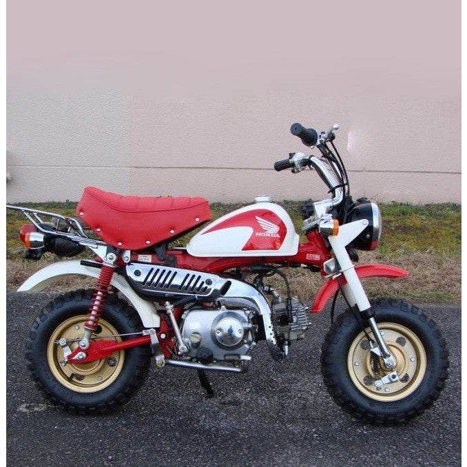 Sticker Decal Monkey Z50 1992 1995 red side fuel cover tank (Free shipping) vintage_bike_store