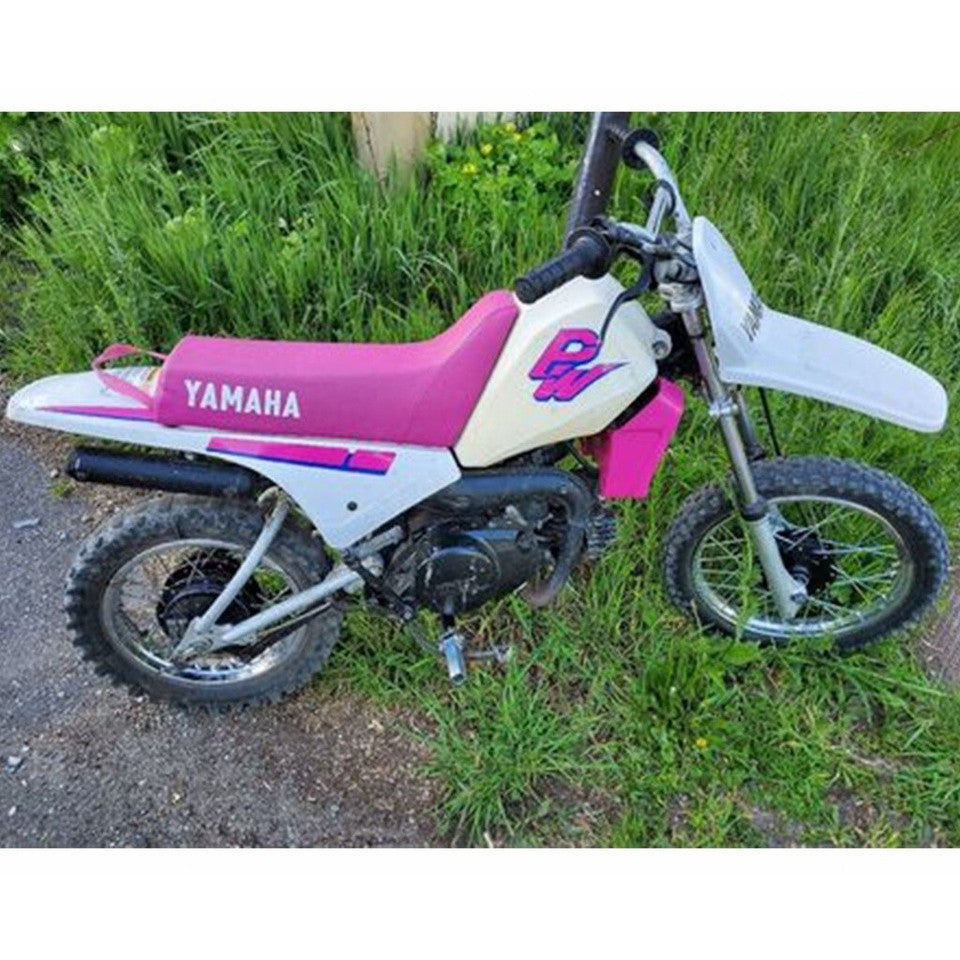 Sticker Decal PW80 PW 80 Pink side cover tank (Free shipping) vintage_bike_store
