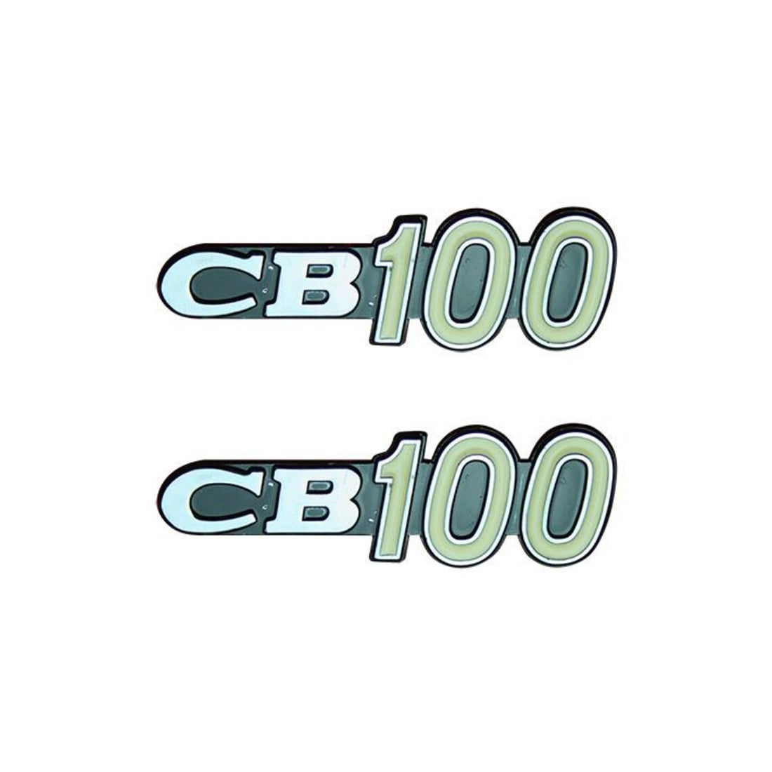 Honda CB100 Side Cover Emblem Vintage Motorcycle Restoration Badge