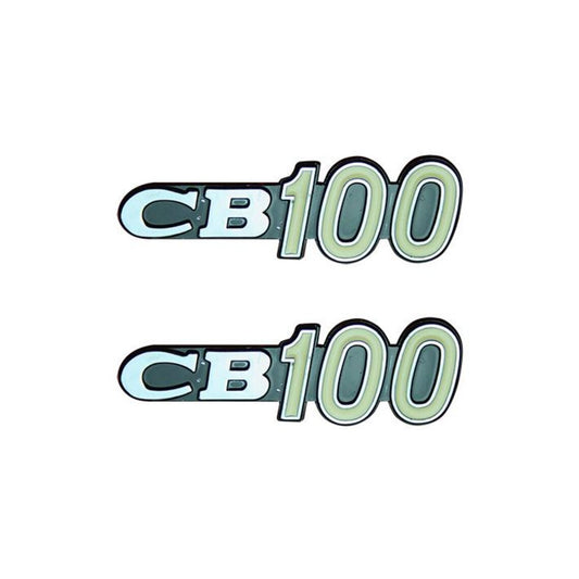 Honda CB100 Side Cover Emblem Vintage Motorcycle Restoration Badge