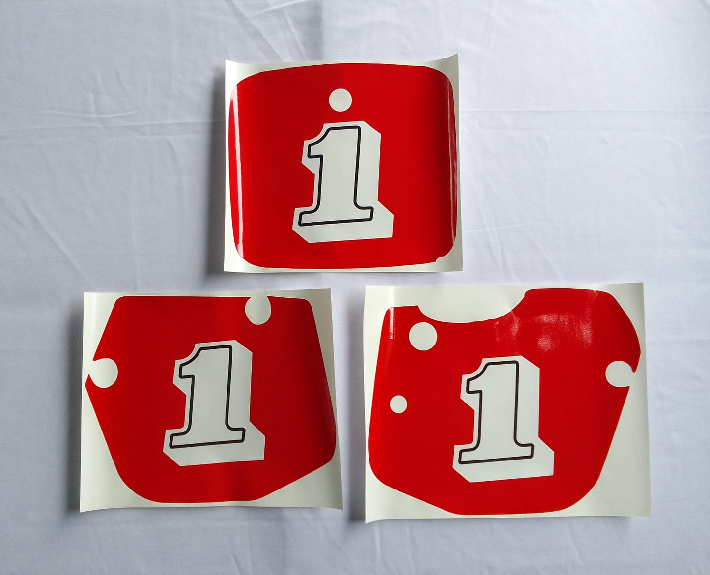 Sticker decal Yamaha dirt bike graphics YZ490 1985 1984 RED 3 pcs – vintage_bike_store