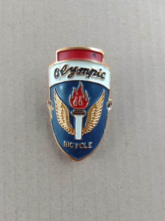 Olympic head tube badge emblem for bicycles restoration NOS vintage_bike_store