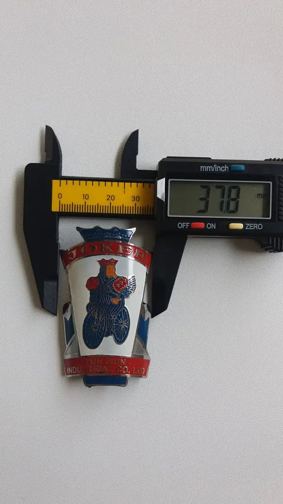 Bicycle emblem Joker width dimension view