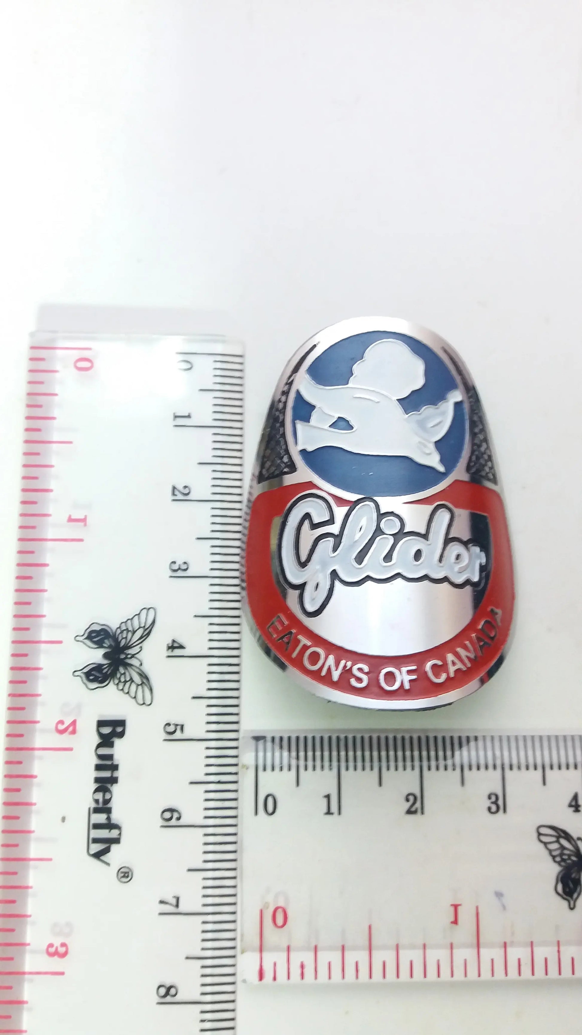 Bicycle emblem glider dimension view reproduction