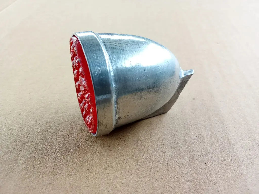 Classic aluminum bicycle rear reflector for vintage bicycle restoration