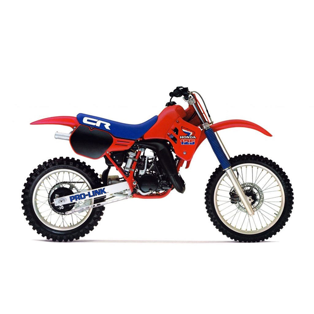 Sticker Decal CR125R CR125 1985 1986 side cover tank (Free shipping) vintage_bike_store