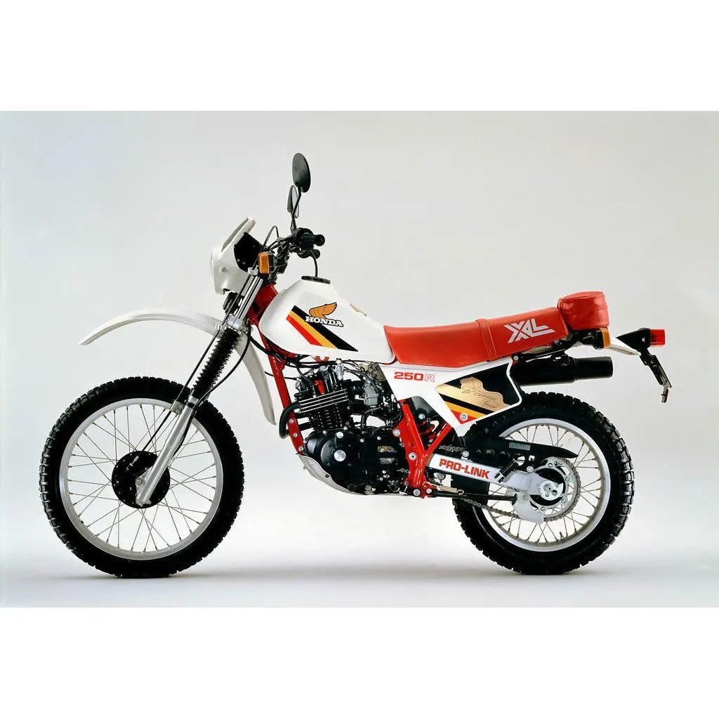 Sticker Decal  XL250R XL 250 R Roger D side fuel cover tank (Free shipping) vintage_bike_store