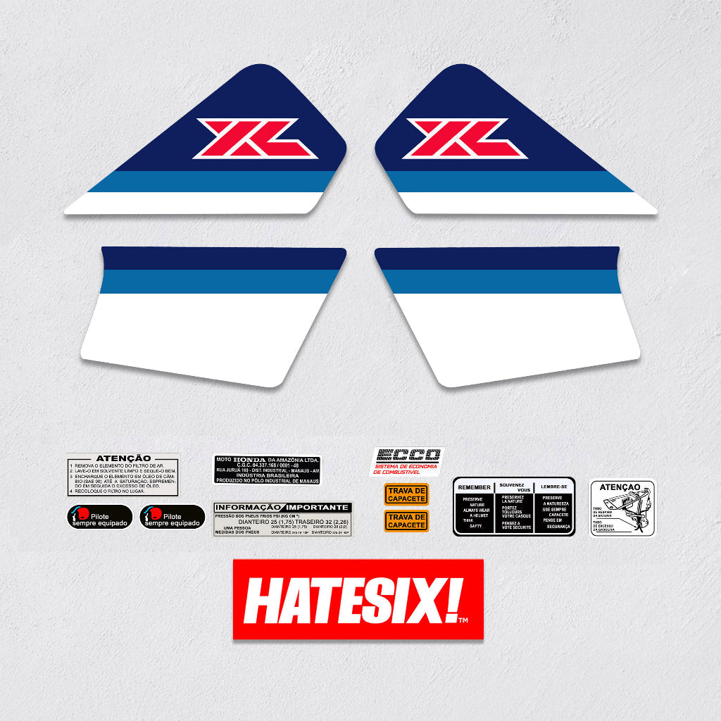 Sticker Decal Xl 125s XL 125s 1987 side cover tank (Free shipping) vintage_bike_store