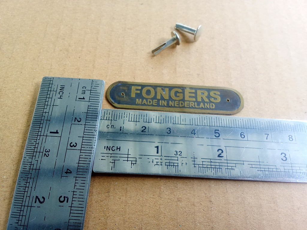 Emblem For Saddle Seat Badge FONGERS Model C Vintage Bicycle vintage_bike_store