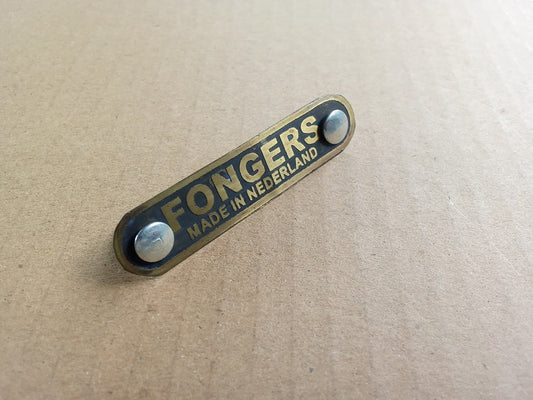 Emblem For Saddle Seat Badge FONGERS Model C Vintage Bicycle vintage_bike_store