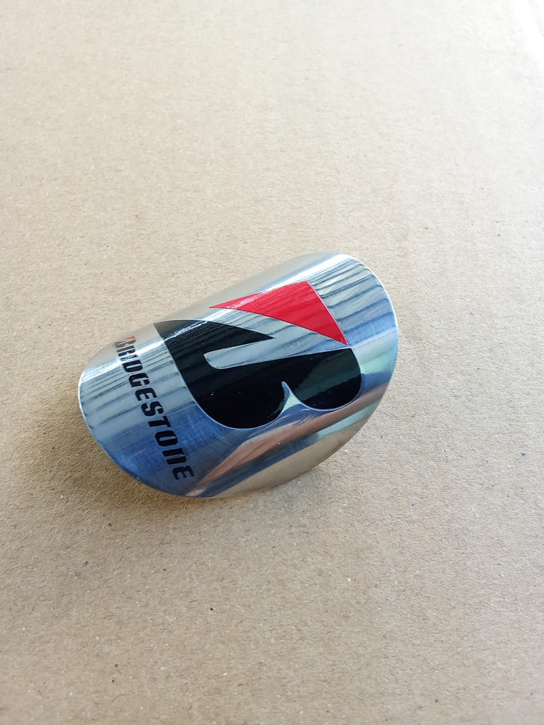 BRIDGESTONE head tube badge emblem for bicycles restoration NOS (Free shipping) vintage_bike_store