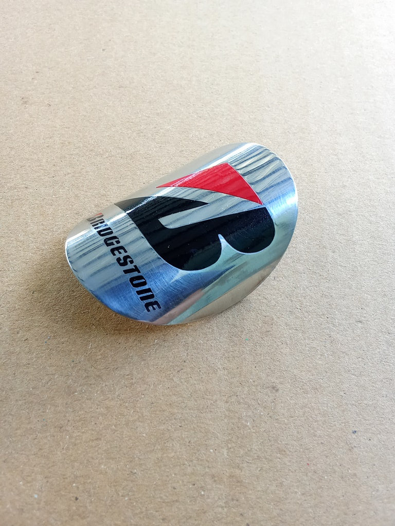 BRIDGESTONE head tube badge emblem for bicycles restoration NOS (Free shipping) vintage_bike_store