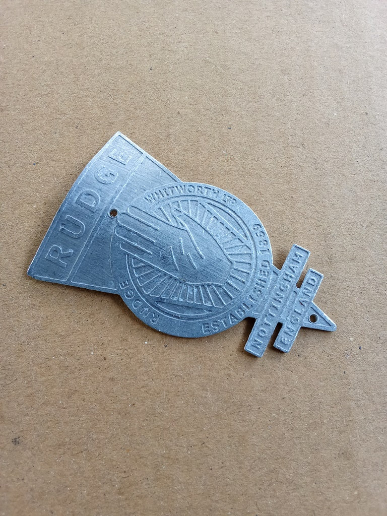 RUDGE Aluminum Emblem Head Badge For Rudge Vintage Bicycle (Free shipping) vintage_bike_store