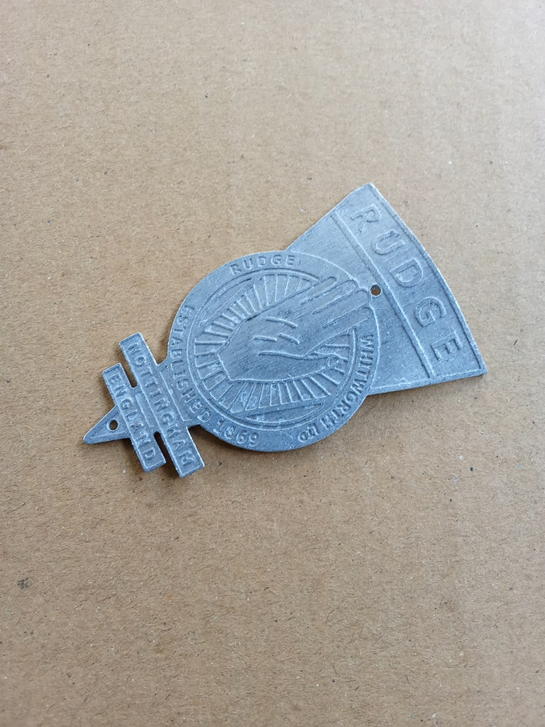 RUDGE Aluminum Emblem Head Badge For Rudge Vintage Bicycle (Free shipping) vintage_bike_store