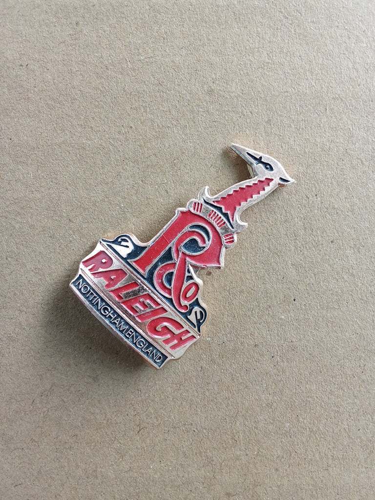 RALEIGH Nottingham England Head Badge Emblem For most Bicycle vintage_bike_store