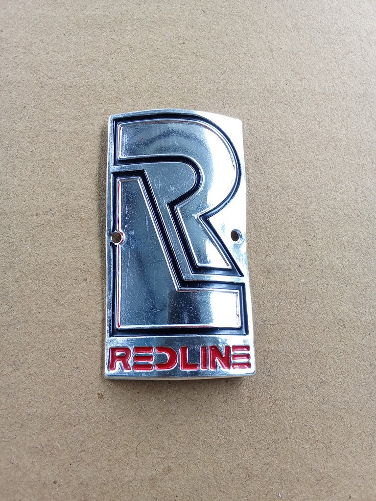 RED LINE head tube badge emblem for bicycles restoration NOS vintage_bike_store