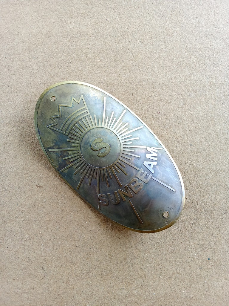 SUN BEAM Emblem Head Badge For Vintage Bicycle vintage_bike_store