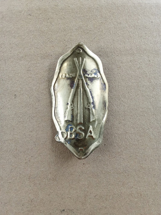 BSA Brass head tube badge emblem for bicycles restoration NOS vintage_bike_store