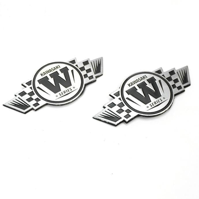 Kawasaki W Series metal emblem retro racing badge for W175 W250 W800 vintage motorcycle tank decal