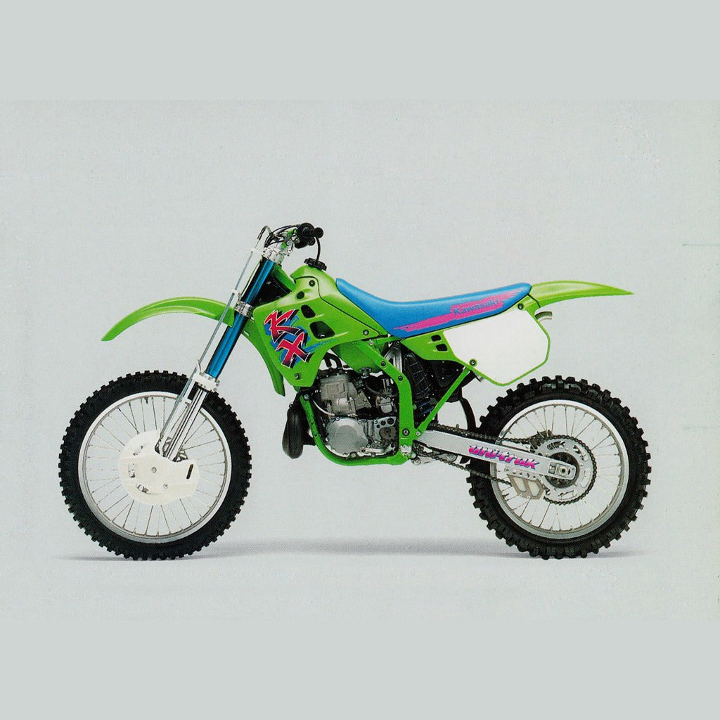 Sticker Decal KX250 KX 1990 side cover tank (Free shipping) vintage_bike_store