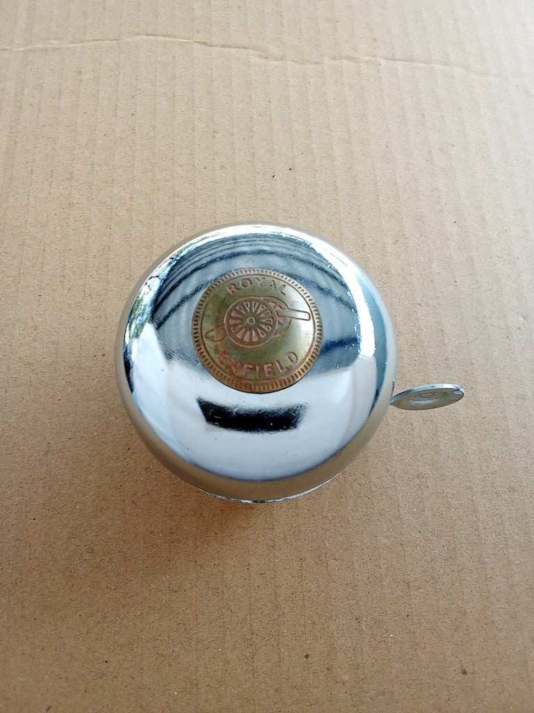 Bicycle Bell ROYAL ENFIELD LOGO 1" For Vintage Bicycle vintage_bike_store