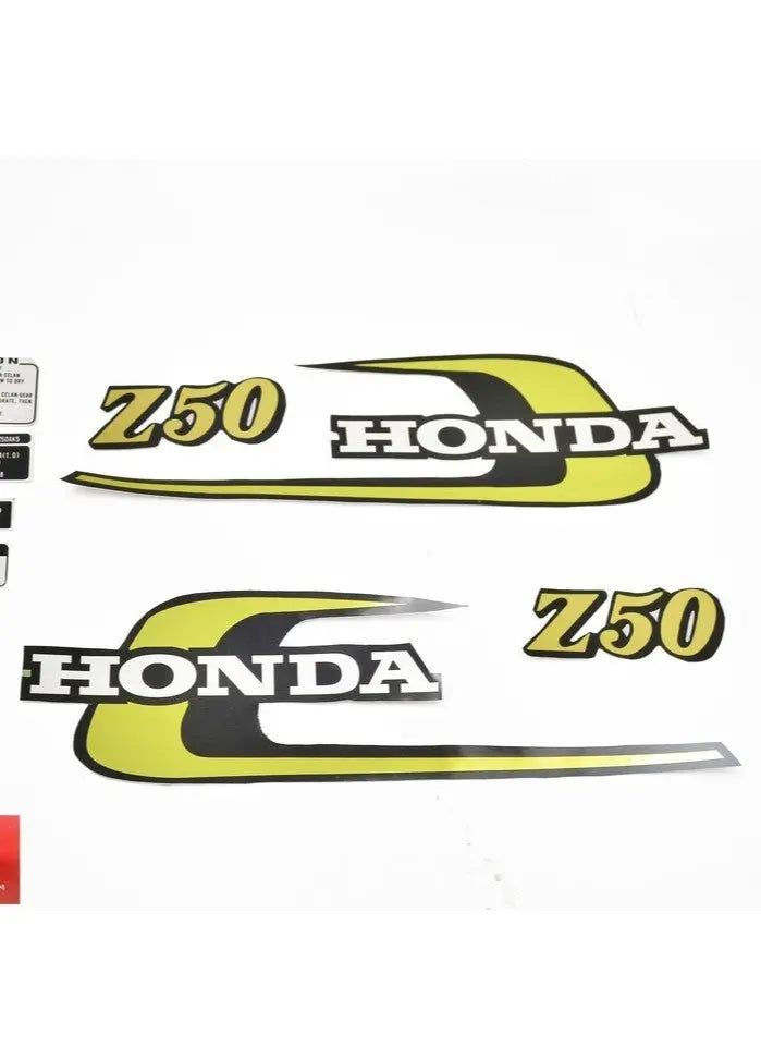 Sticker Decal Honda Z50 1974 side cover tank Reproduction