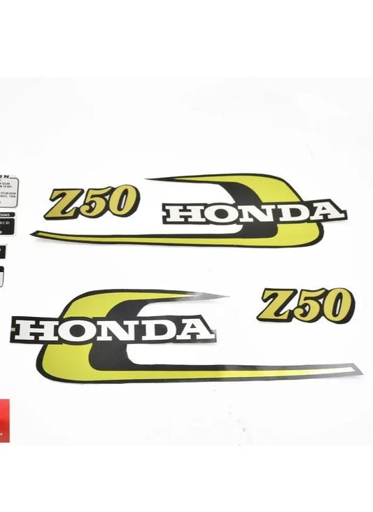 Sticker Decal Honda Z50 1974 side cover tank Reproduction