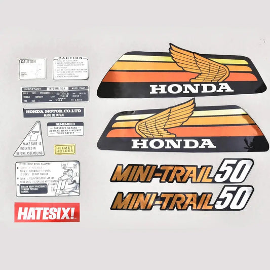 Sticker Decal Z50 minitrail 1978 side fuel cover tank vintage_bike_store
