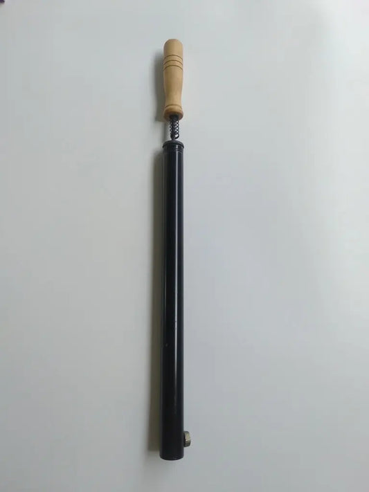 Vintage bicycle pump with wood handle English valve NOS for classic bicycle restoration