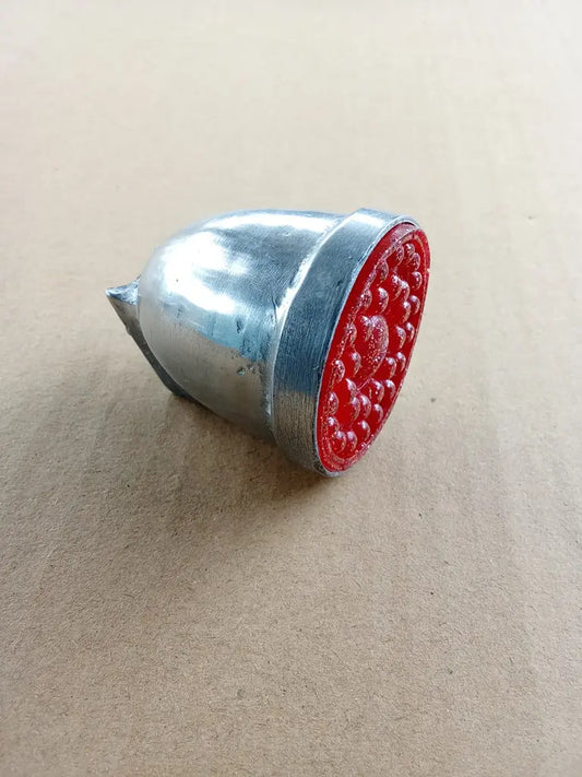 Vintage aluminum rear fender reflector NOS with universal fit for classic bicycles