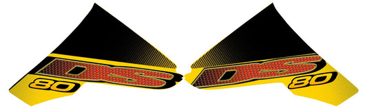 Sticker decal Suzuki dirt bike graphics DS 80 2000 Side Cover Tank – vintage_bike_store