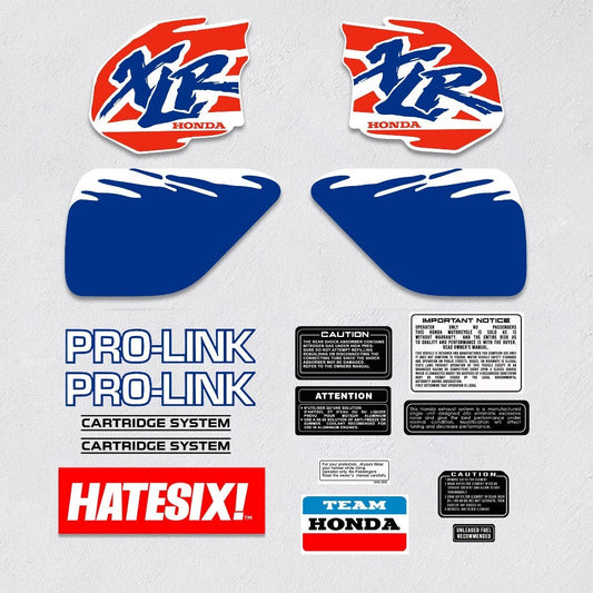 Sticker Decal Baja XLR 200 Mode XR 1996 side cover tank (Free shipping) vintage_bike_store