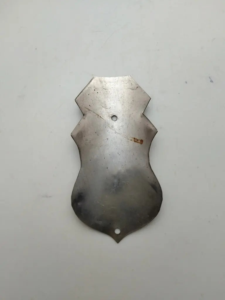 Etched Fongers vintage bicycle head badge