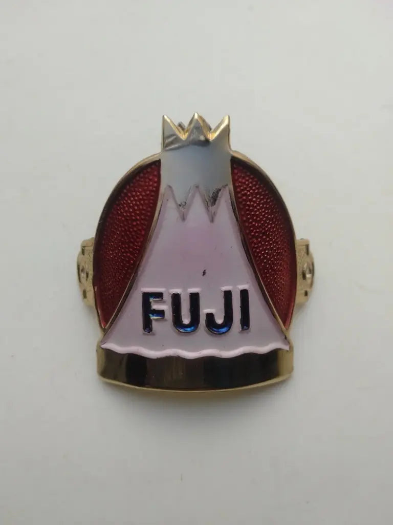 FUJI Japan aluminum head badge emblem for vintage bicycle NOS restoration