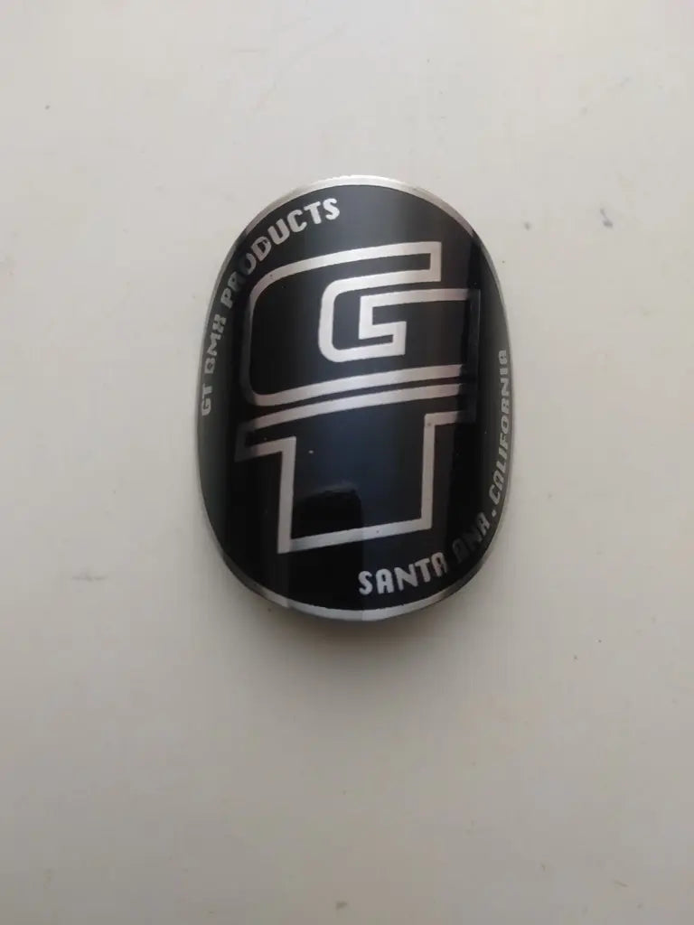 GT black bicycle head badge stainless steel handmade emblem