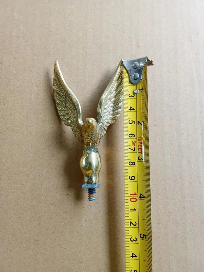 Handmade brass eagle ornament for classic motorcycle front mudguard