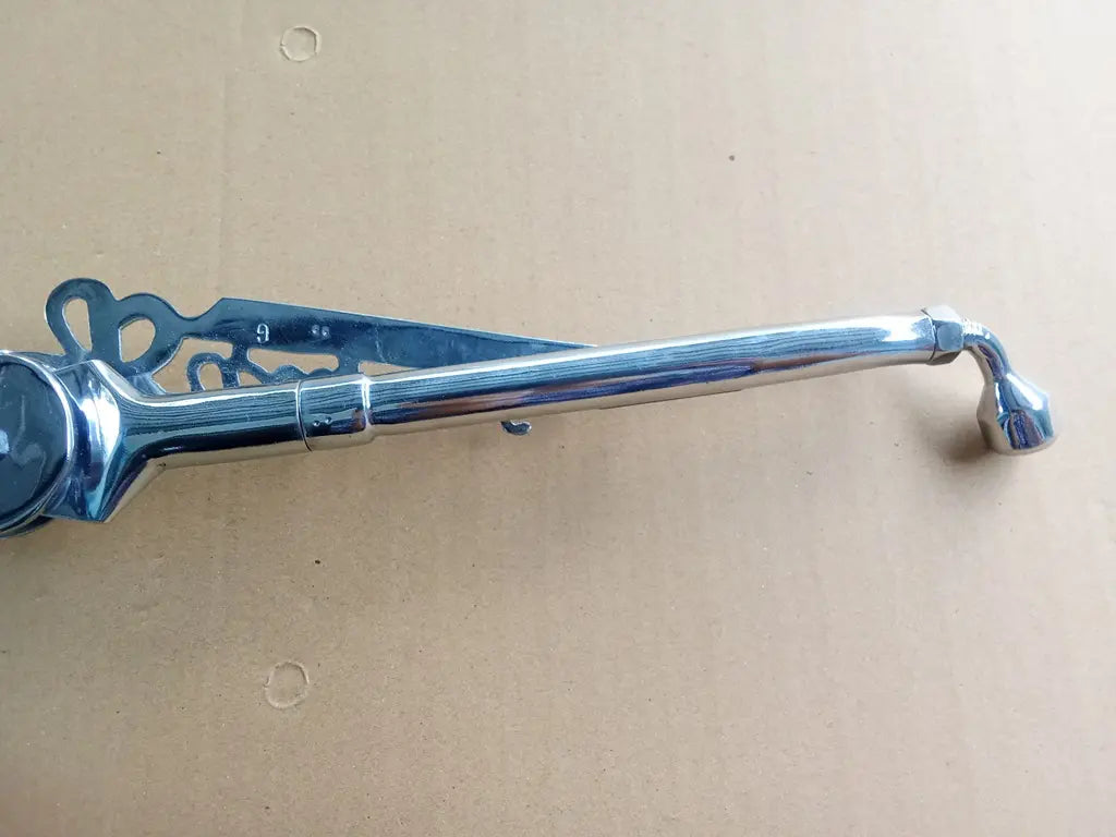 Heavy duty chromed side stand for vintage bicycle restoration