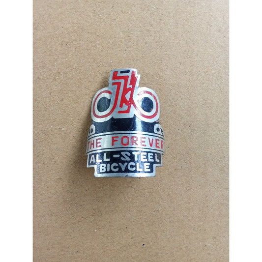 THE FOREVER Bicycle emblem head badge vintage_bike_store