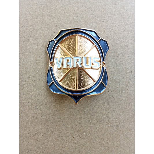 VARUS Gold Aluminum Head Badge Emblem For Vintage Bicycle vintage_bike_store