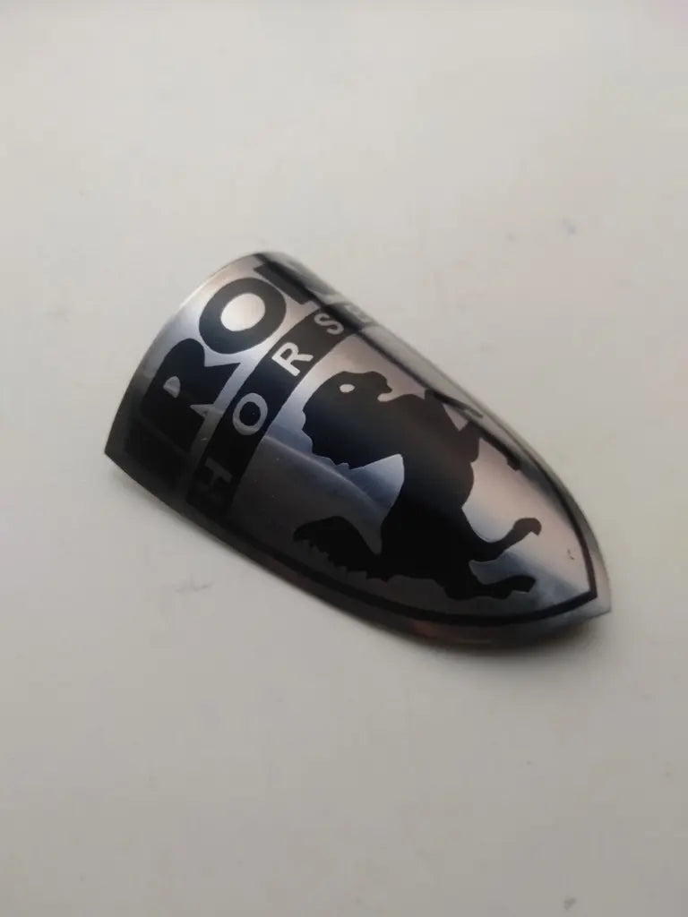 Iron Horse stainless steel bicycle head badge handmade emblem