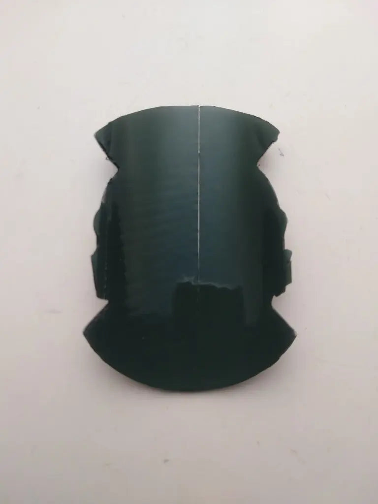 Manitou bicycle head badge with double-tape mounting