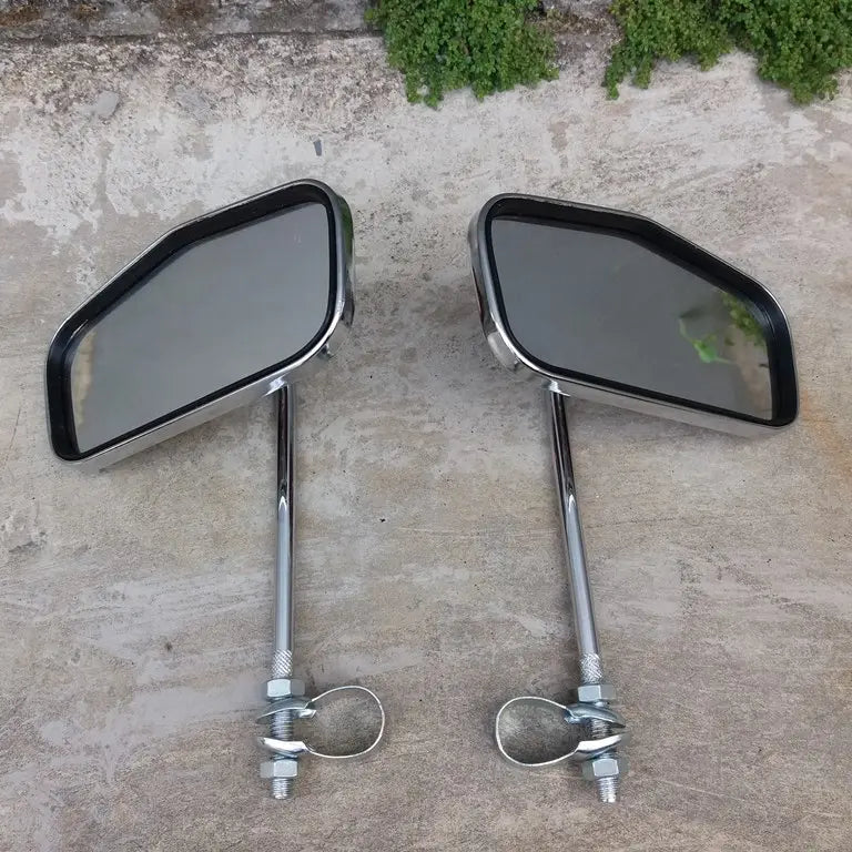 Early 2000s Taiwan-made rectangle bicycle mirrors