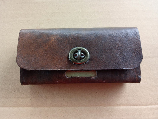 Bicycle Tool Bag eye glass bag handmade BROWN Fit Raleigh Humber BSA Gazelle (Free shipping) vintage_bike_store