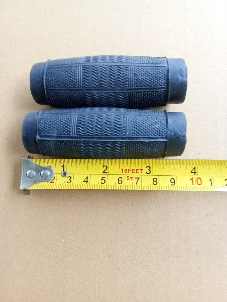1 Pair Tricycle Mini Bicycle Handlebar Grips DELUXE Black Color 3.5" length vintage_bike_store