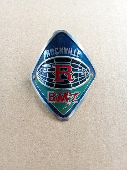 BMX Rockville Head Badge Emblem For BMX Bicycle NOS vintage_bike_store